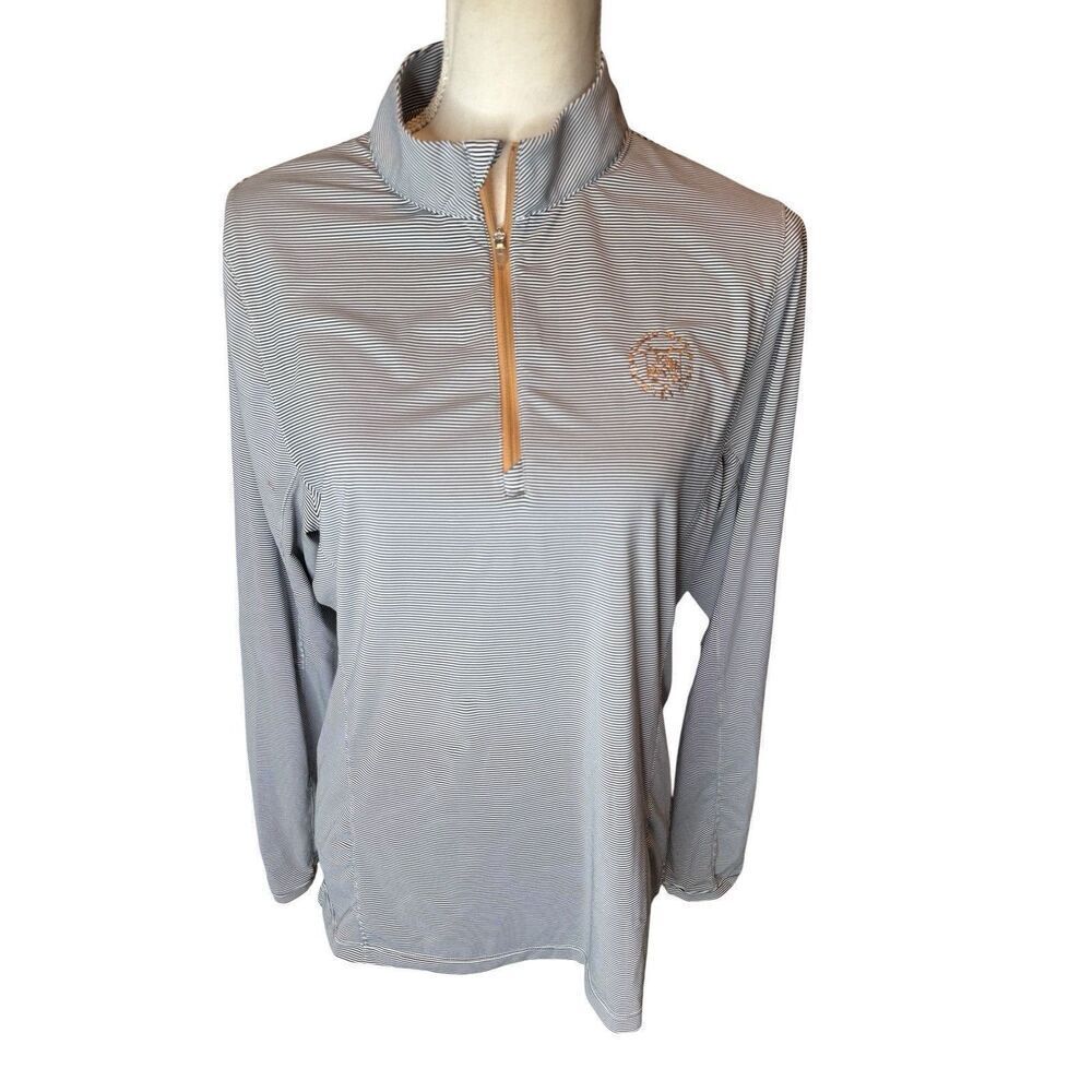 Peter Millar Polo Shirt Womens Large Pink Performance Stretch UPF 50+ Outdoors